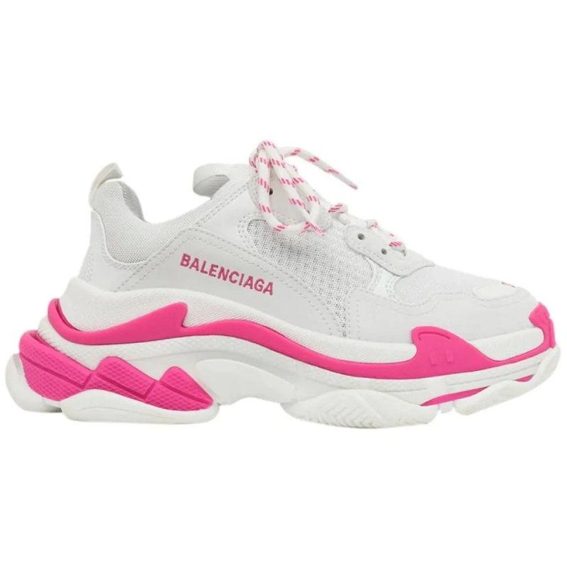 Balenciaga Low-Top-Sneaker Triple S Logo Sneakers weiß