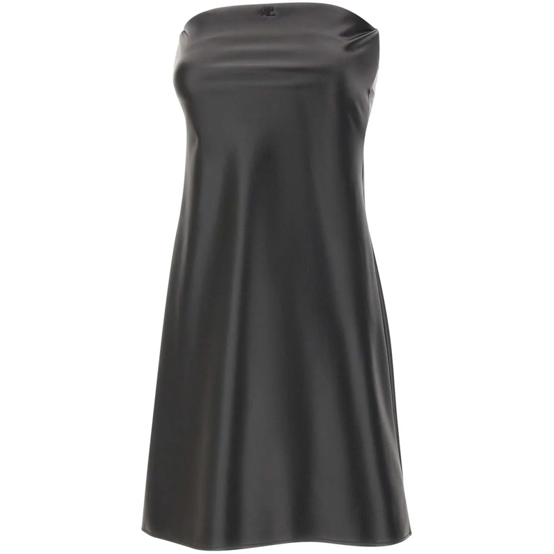 Courrèges Midi-jurk Dresses Black schwarz