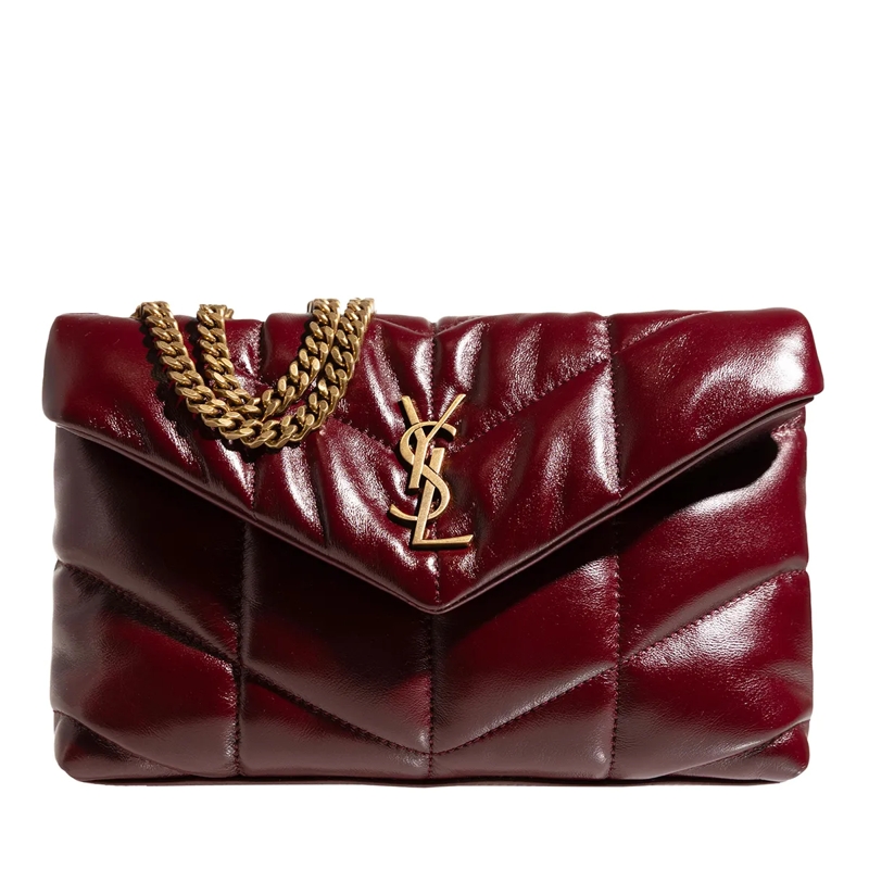 Saint Laurent Crossbody Bag Toy Puffer Dark Ruby