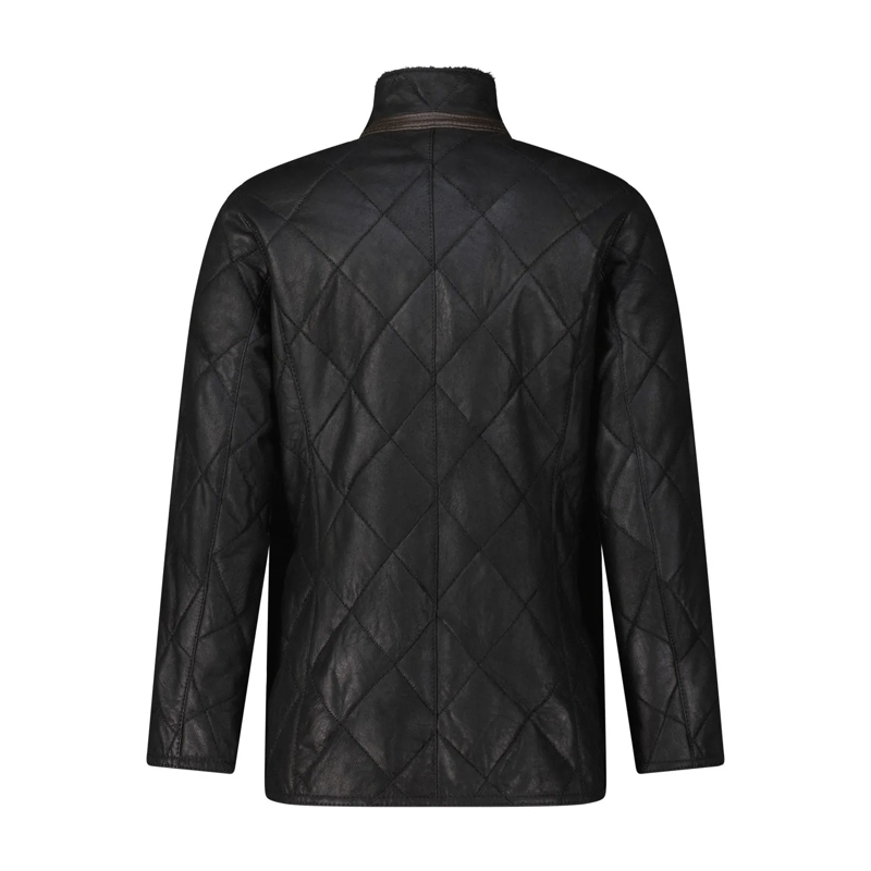 Werner Christ Übergangsjacke Lederjacke David rot(Image 6)