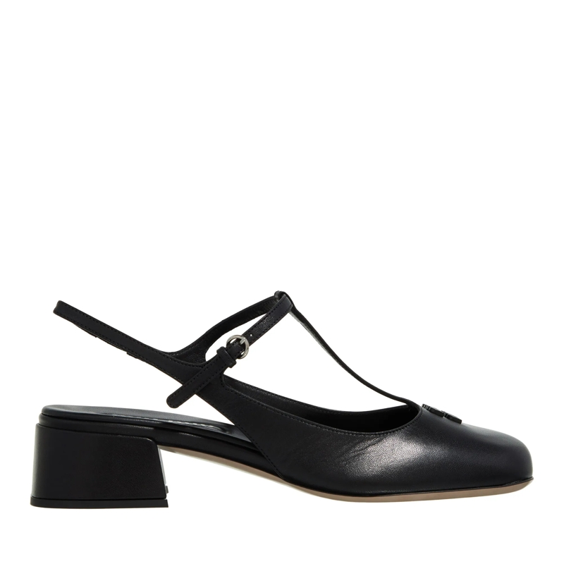 Miu Miu Pumps Logo Pump Black