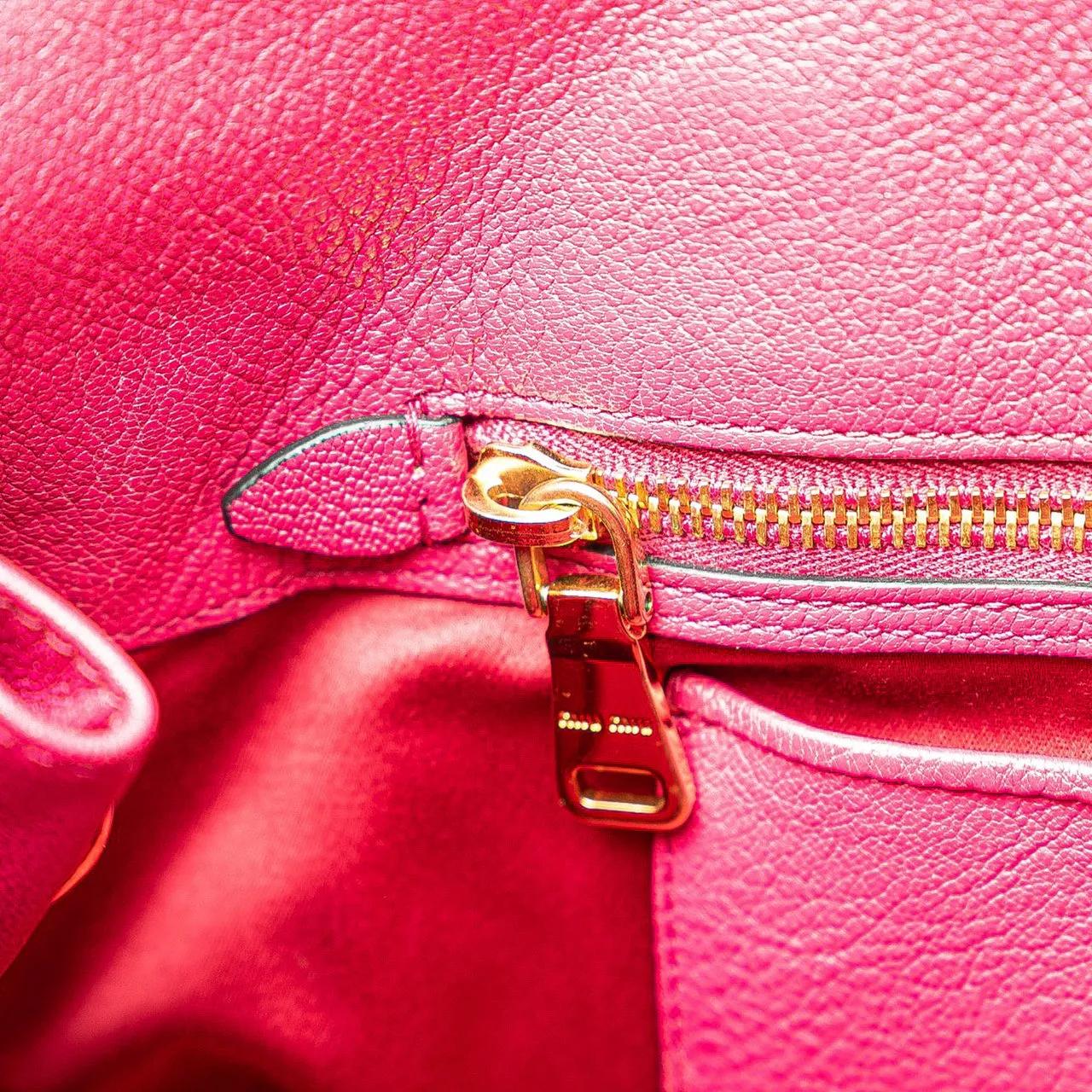 Thumbnail - Miu Miu Hobo Bags - Goatskin Madras Satchel - Gr. unisize - in Gold - für Damen