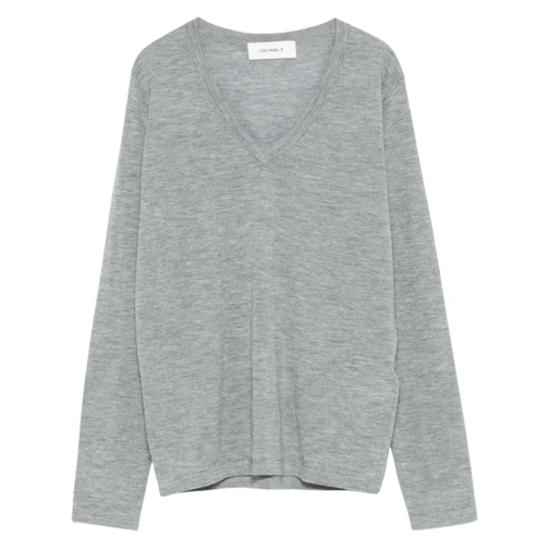 Lisa Yang Pullover Heather Grey Cashmere Jane Cardigan Grey