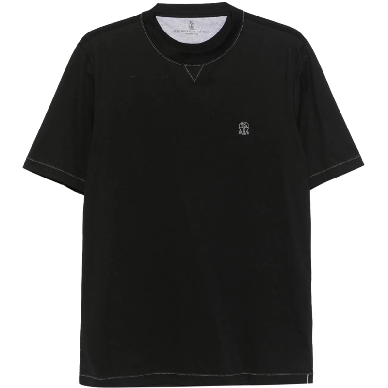 Brunello Cucinelli T-Shirt T-Shirts And Polos Black schwarz