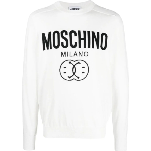 Moschino  Sweaters White weiß