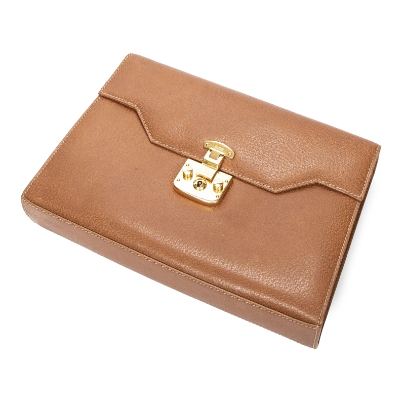 Gucci Crossbody Bag Vintage Envelope Crossbody Flap braun