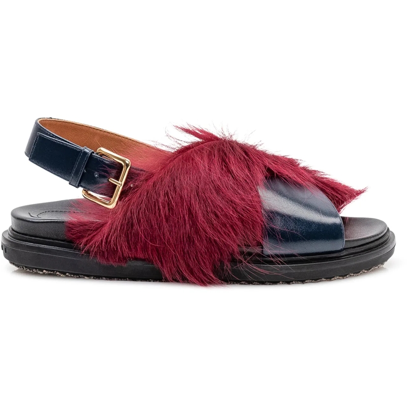 Marni Sandalen Scarpe Fussbett braun