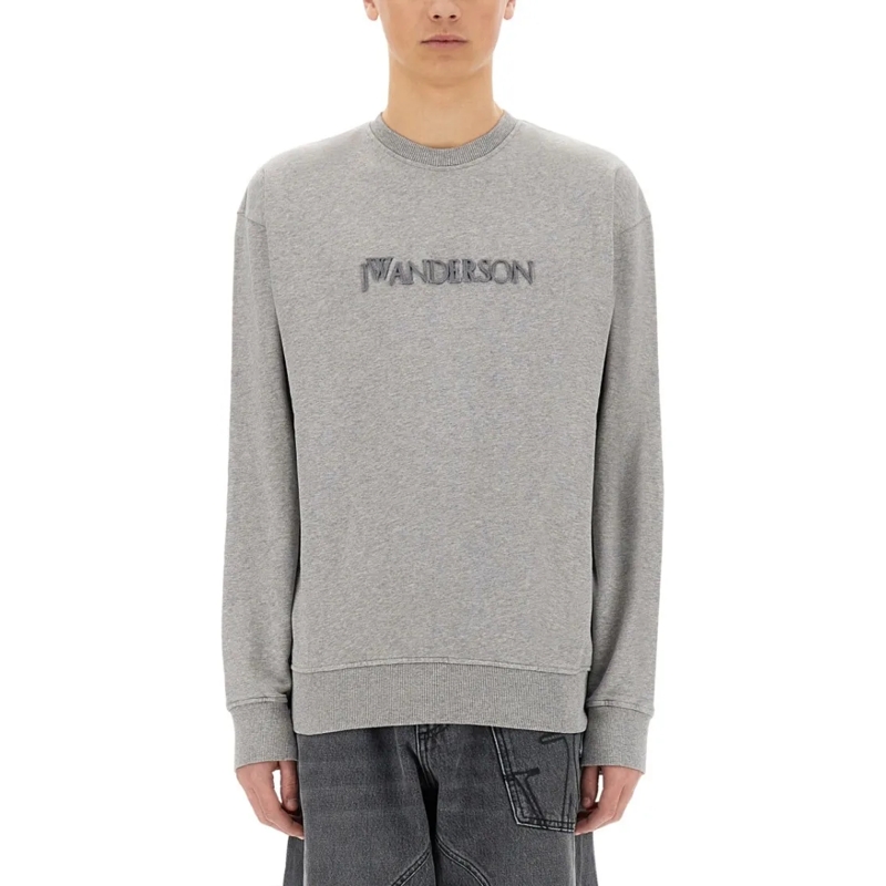 J.W.Anderson  Grey Organic Cotton Sweatshirt Grey