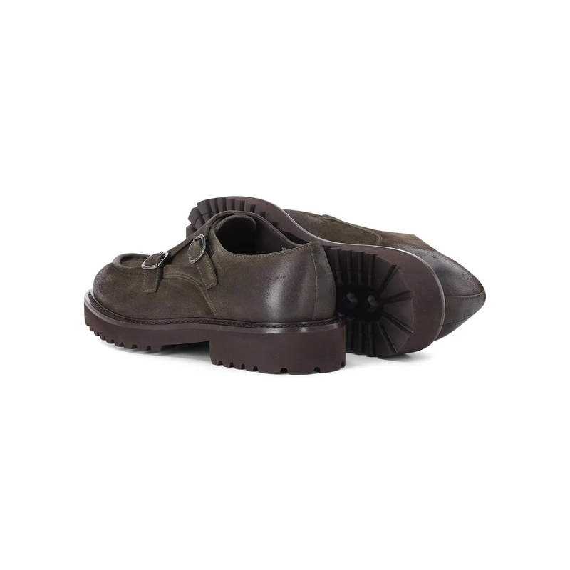 Doucal's Monkstraps Monks aus Leder grau(Image 3)