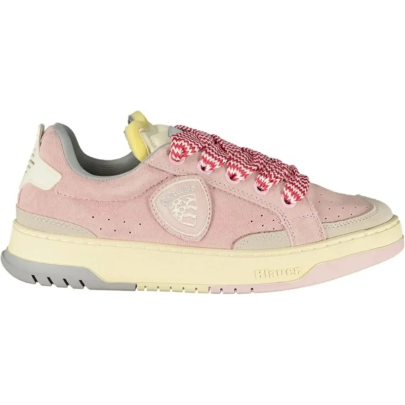 Blauer Low-Top-Sneaker Pink Suede Sneakers Neutrals