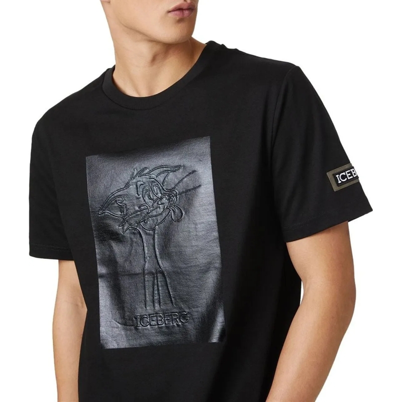 Iceberg T-Shirt Iceberg  T-shirts Zwart 24i I1p 0 F02b 6304 schwarz(Image 6)