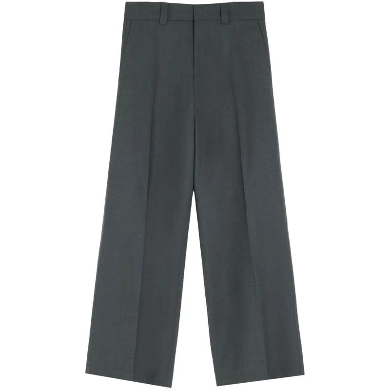 Lemaire  Straight Tailored Pants Dark Grey grau