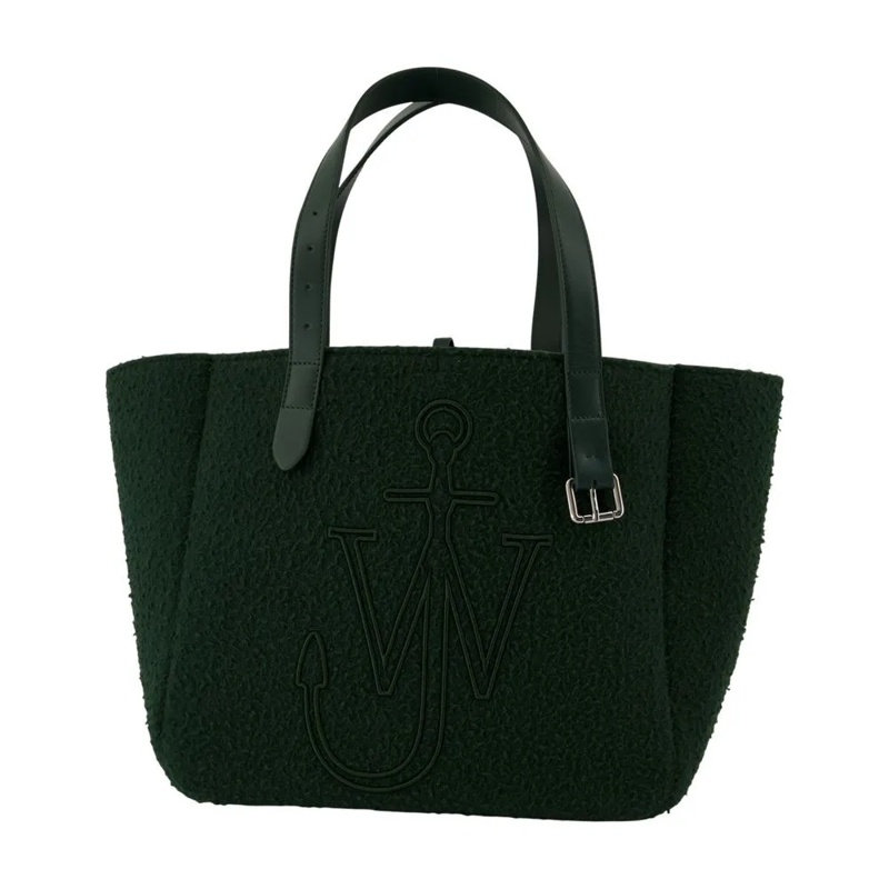 J.W.Anderson Sac à bandoulière Belt Shopper Bag - Wool - Green Green