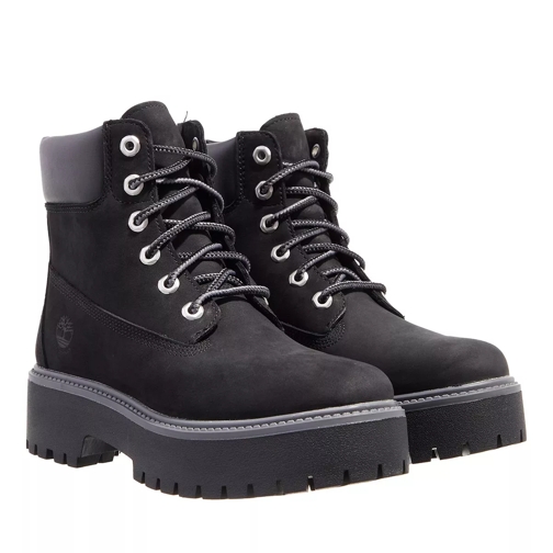 Timberland Stone Street 6In Jet Black Bottes à lacets