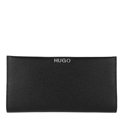 Hugo Victoria Flat Wallet Black Continental Wallet