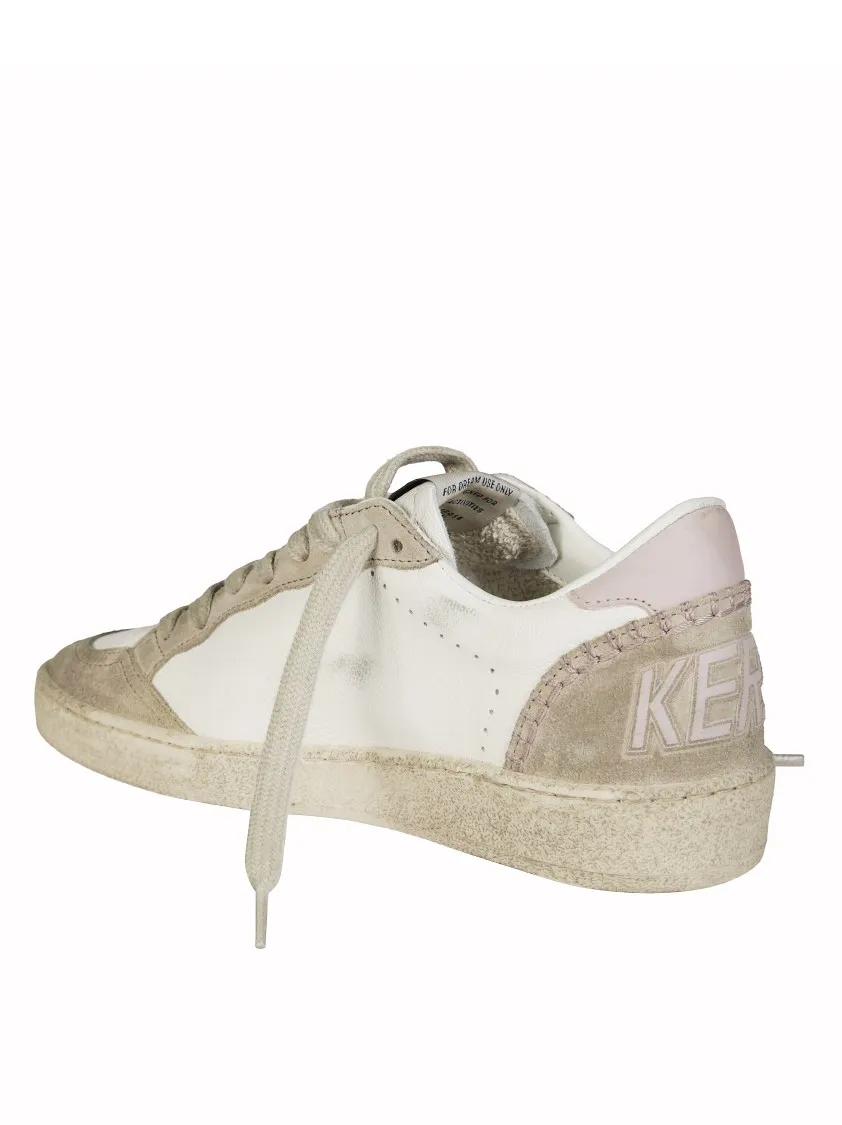 Golden Goose Low-Top Sneakers Ballstar Nappa Upper Suede Sneakers in wit