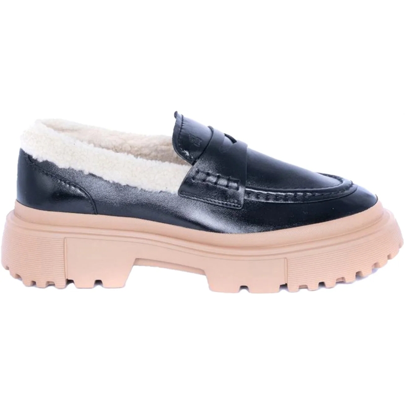 Hogan Loafer Moccasins Black schwarz
