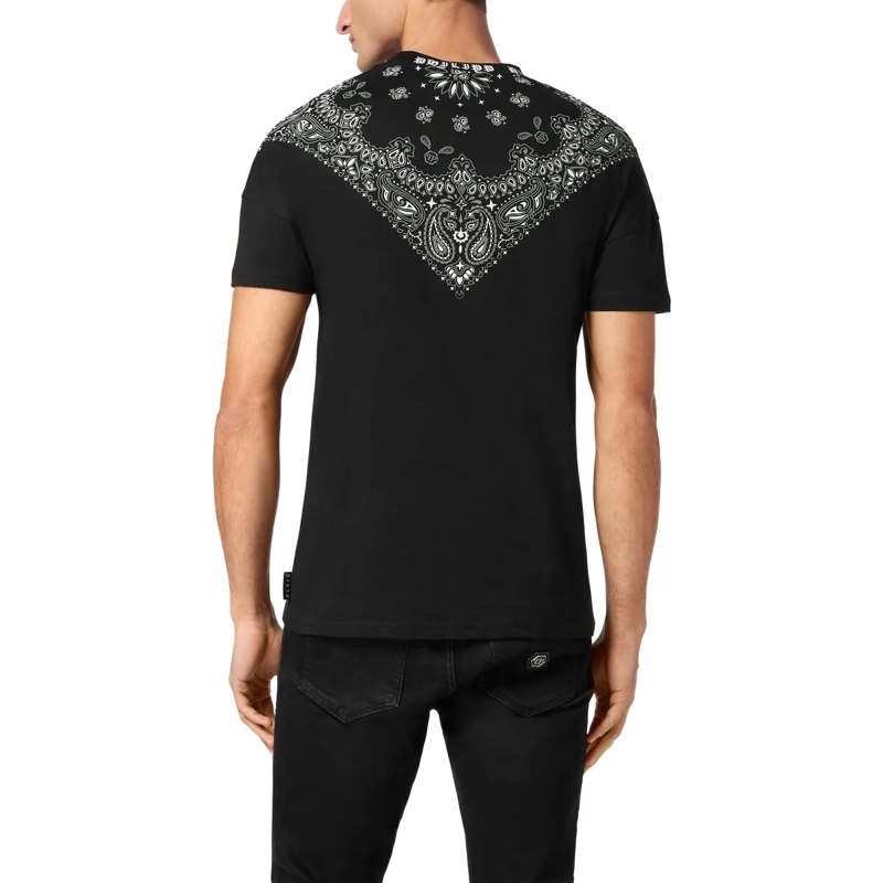 Philipp Plein T-Shirt T-Shirt Paisley schwarz(Image 2)