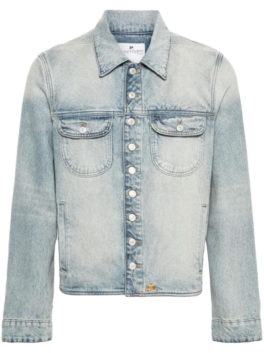 Courrèges - Denim Jacket - Größe 52 - blau