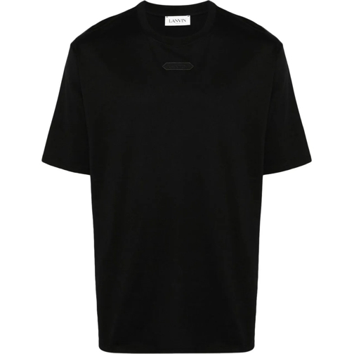 Lanvin T-Shirts T-shirts and Polos Black Black schwarz