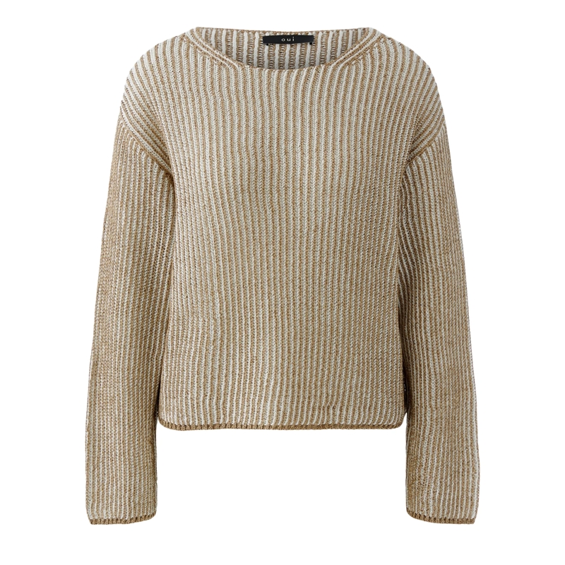 Oui Pullover Pullover beige
