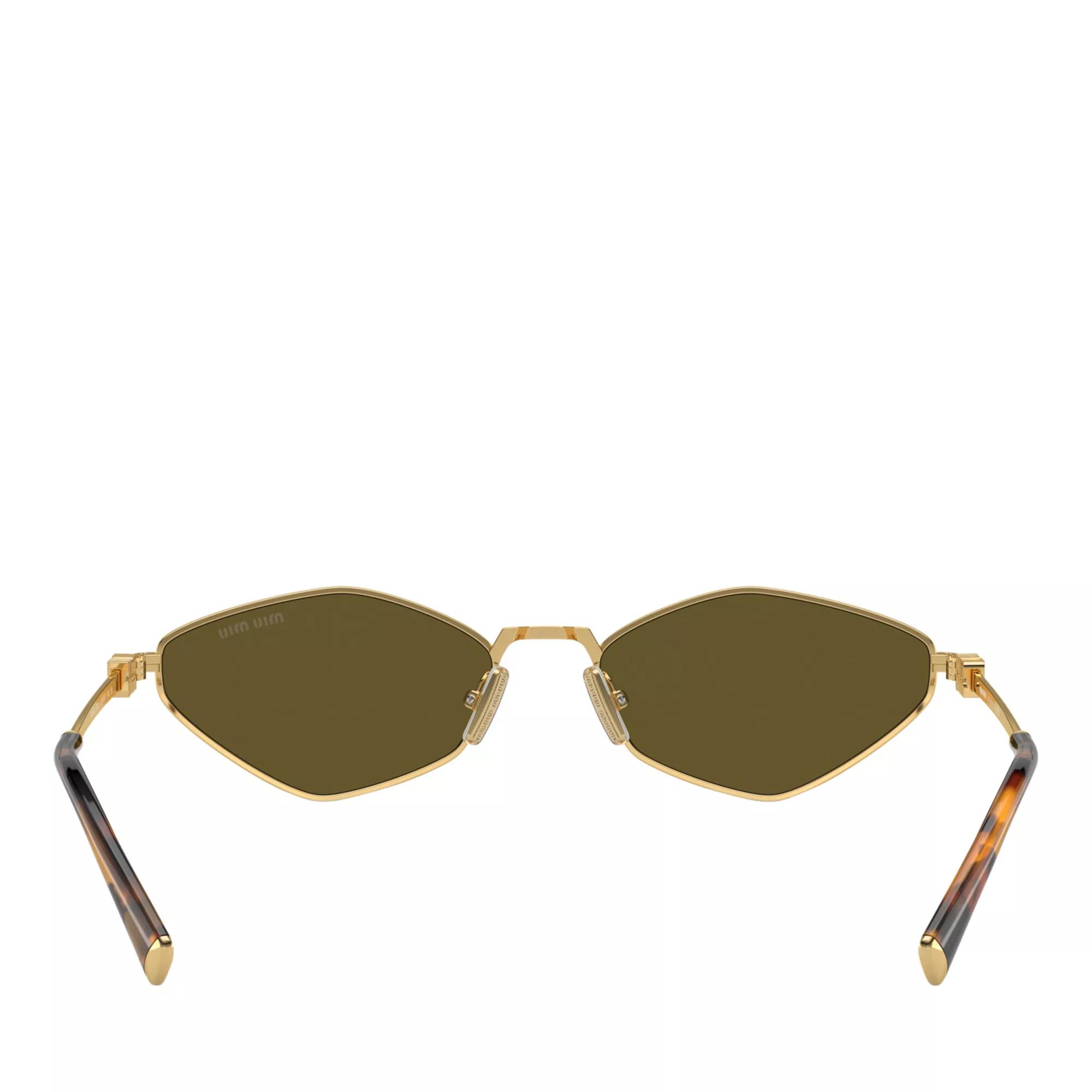 Miu Miu 0MU 56ZS 56 5AK09Z Gold | Sonnenbrille