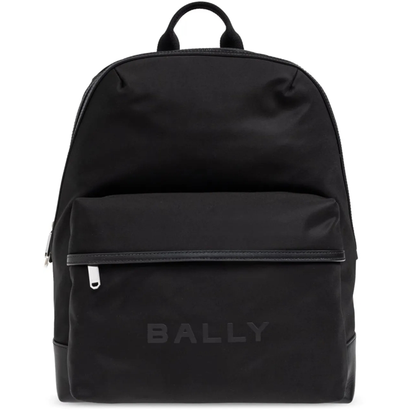 Bally Rucksack Treck Logo Backpack Black