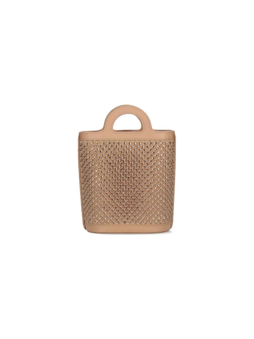 Marni Hobo bags "Tropicalia" Nano Bag Brown in bruin