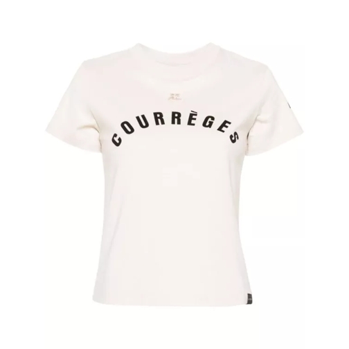 Courrèges Ac Straight Printed T-Shirt White 