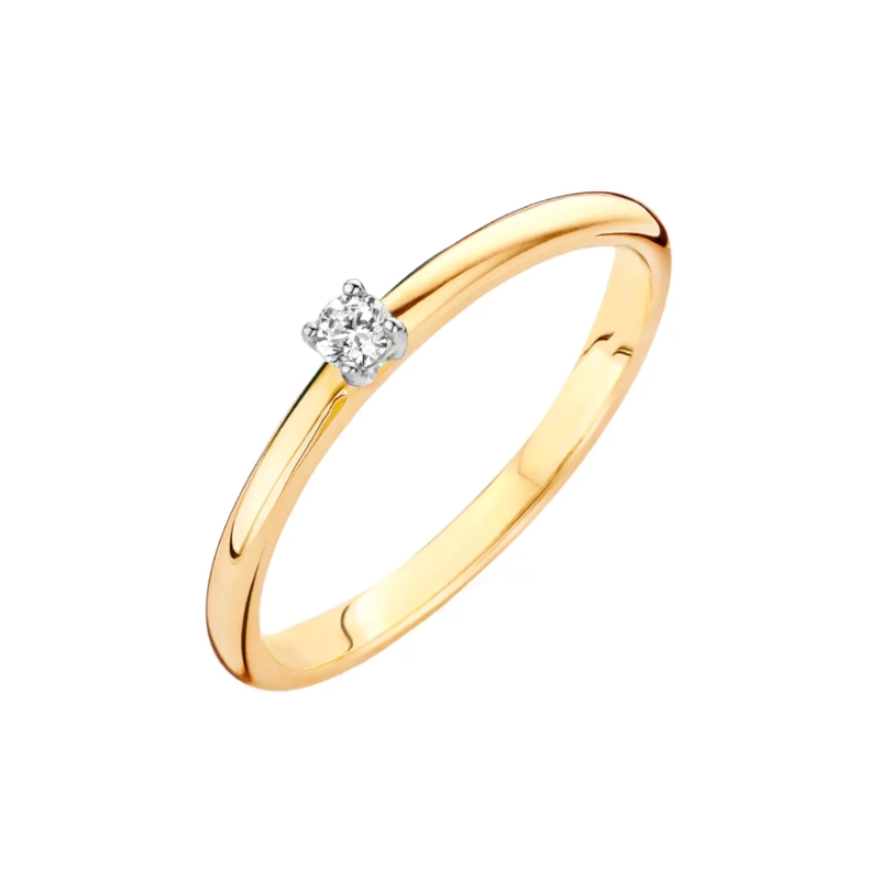 Blush Bague Diamonds 585 Gold Ring Gold