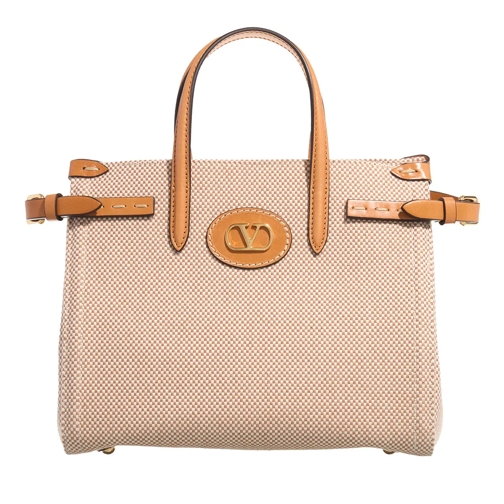 Valentino Garavani Tote Antibes Tote Bag Natural Tobacco