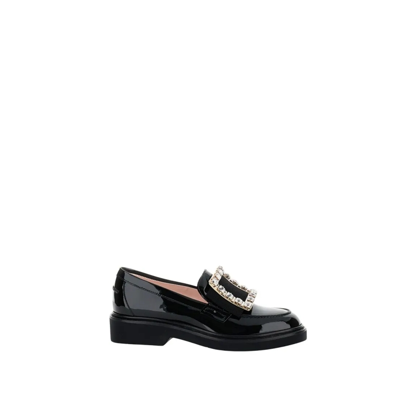 Roger Vivier Ballerinas Viv Rangers Strass Buc Loafer 25 Black