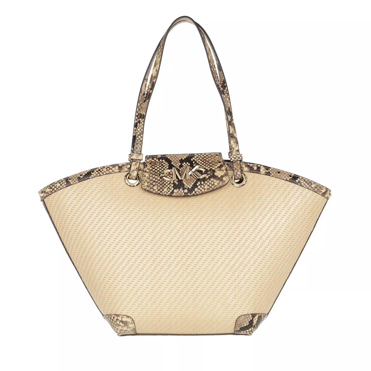 Michael Kors Tote - Izzy Medium Fan Tote - Gr. unisize - in Beige - für Damen