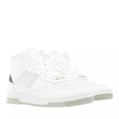 Filling Pieces Mid Ace Spin Silver sneaker haut de gamme