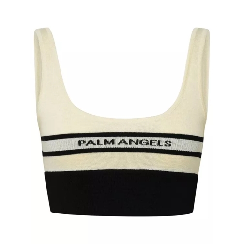 Palm Angels Racing Knit Top Black 
