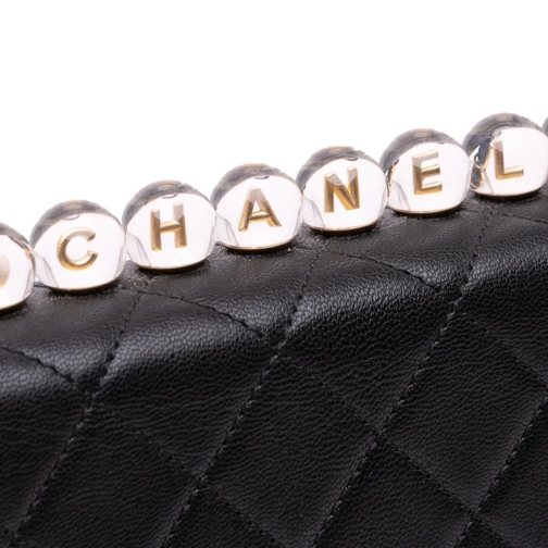 Chanel Sac à bandoulière 2019 Small Lambskin Chic Pearls Flap schwarz (Image 12)