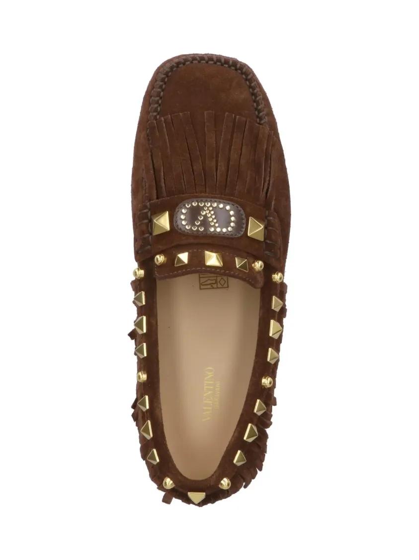 Thumbnail - Valentino Garavani Loafer - Plaster Claster Driver - Gr. 40 (EU) - in Braun - für Damen
