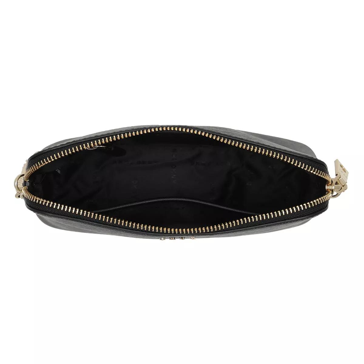DKNY Lexington Dome Crossbody, Black/Gold: Handbags