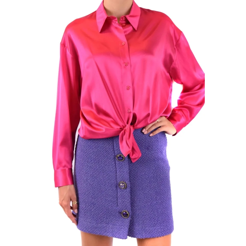 Pinko Bluse Silk Blend Fuchsia Shirt Pink