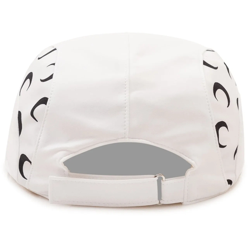 Marine Serre Casquette Cappello Baseball Sport con Logo Ricamato weiß(Image 3)