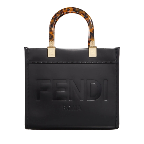 Fendi Tote Shopping Bag Sunshine Nero