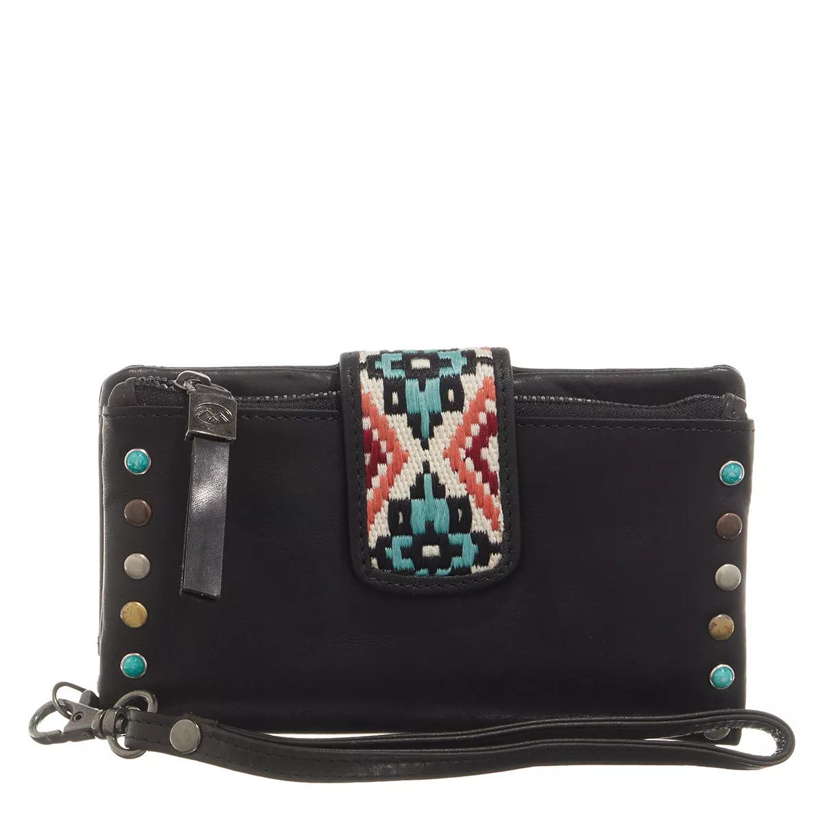 Micmacbags New Navajo Black Bi Fold Portemonnee