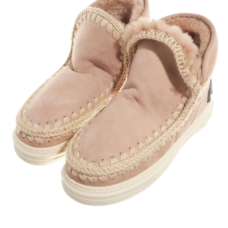Mou Winterboots Eskimo Sneak Bold Glitter Logo Camel(Image 5)