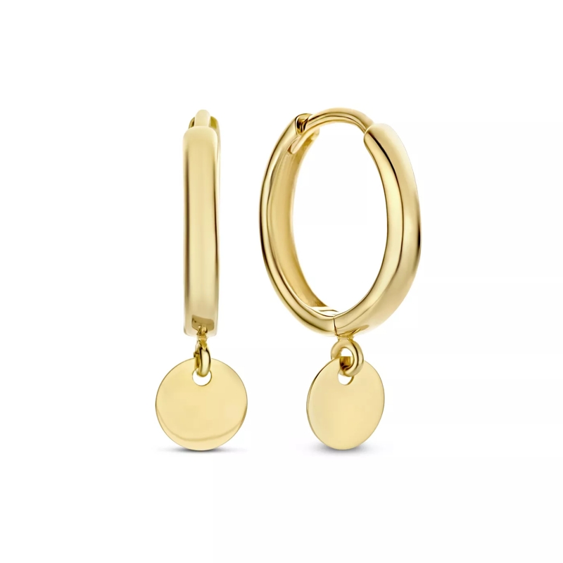 Isabel Bernard Créoles Le Marais Jeanne 585 Gold Ohrringe Gold