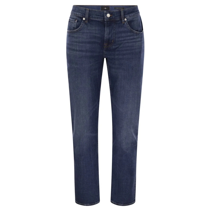 Seven for all Mankind Jeans Slimmy Tapered - Skinny Medium-Waisted Jeans Grey