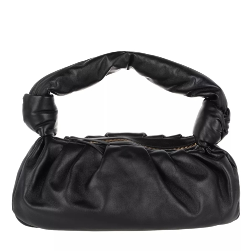 Miu Miu Shoulder Bag Nappa Leather Black Sac de bowling