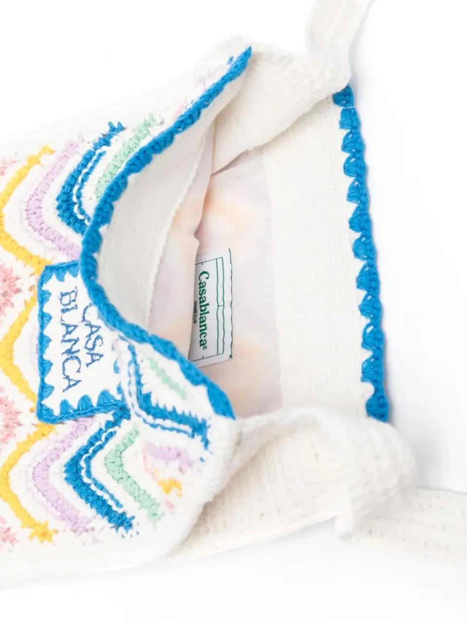 Casablanca Hobo bags Mini Gradient Wave Crochet Crossbody Bag in meerkleurig