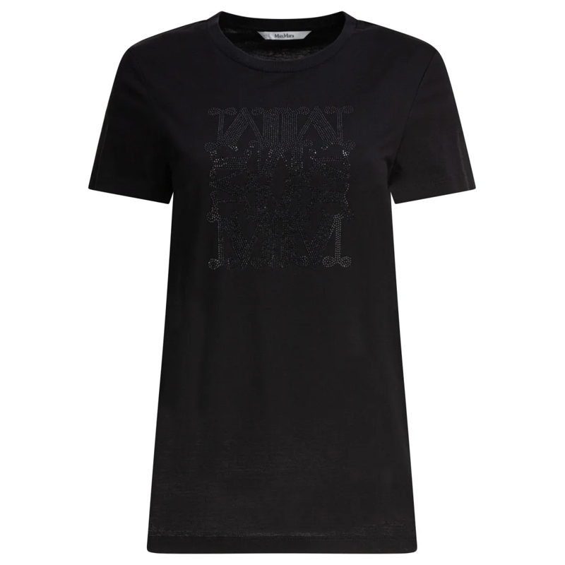 Max Mara T-Shirt "Maxmarabesque" T-Shirt Black
