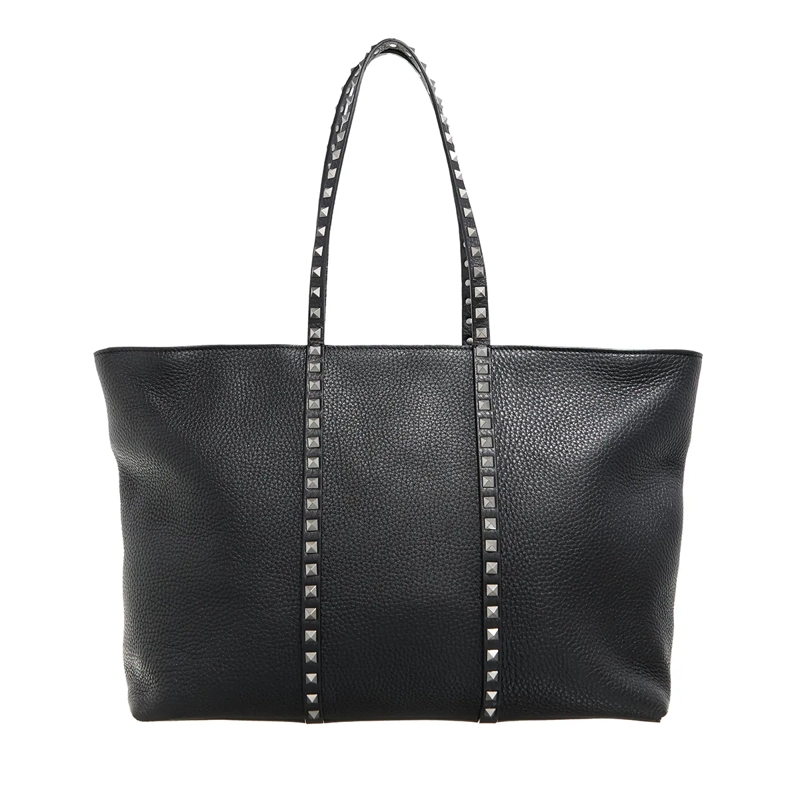 Valentino Garavani Shopper Rockstud Tote Nero