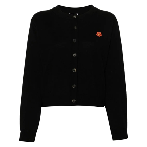 Kenzo Strickjacke Black Logo Cardigan Black